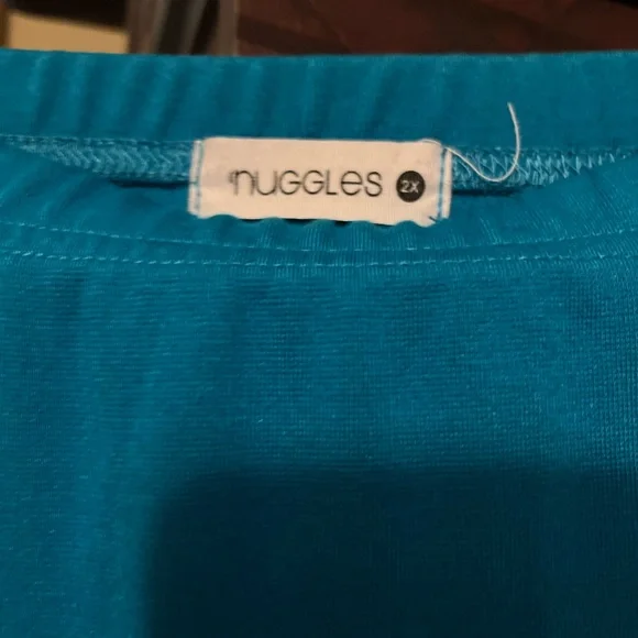 Nuggles Teal skirt - Picture 2 of 2